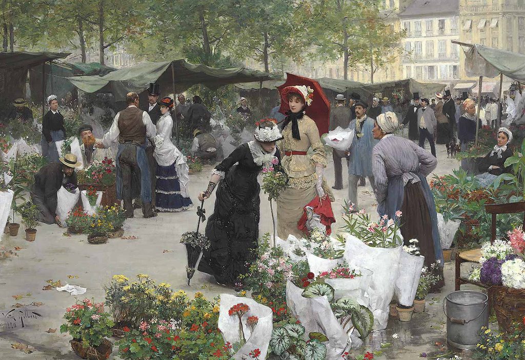 Victor Gabriel Gilbert Çiçek Pazarı