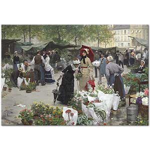 Victor Gabriel Gilbert Çiçek Pazarı