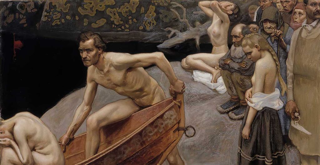 Akseli Gallen Kallela Tuonela Nehrinde