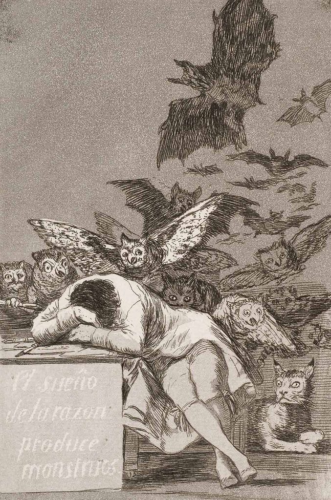 Francisco de Goya Aklın Uykusu Canavarlar Üretir