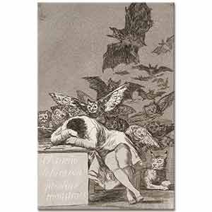 Francisco de Goya Aklın Uykusu Canavarlar Üretir