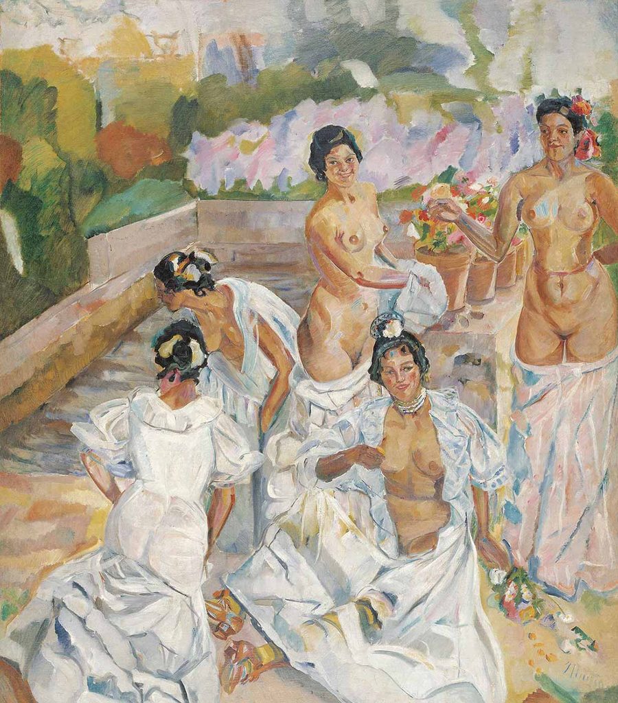 Francisco Iturrino Yıkanan Kadınlar Seville