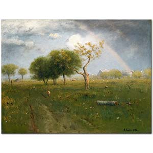George Inness Yaz Yağmuru Sonrası