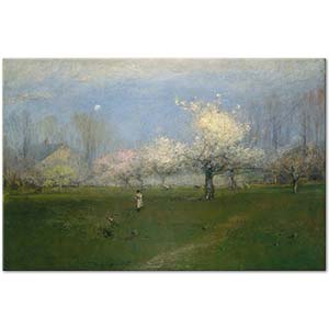 George Inness İlkbahar Çiçeklenmesi Montclair