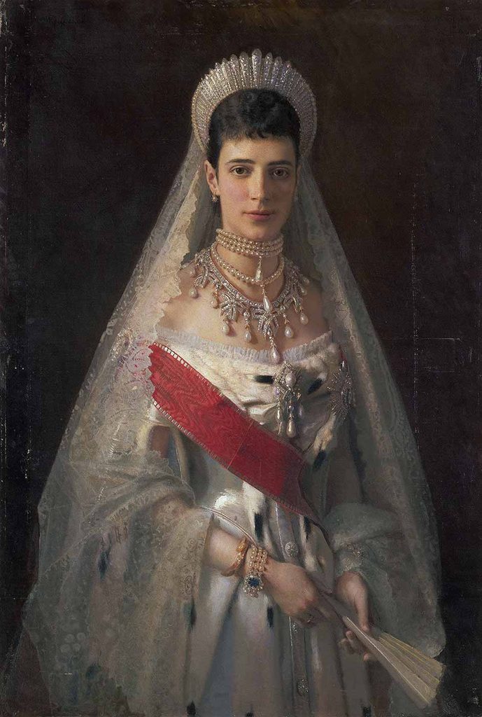 Ivan Nikolaevich Kramskoy Maria Feodorovna'nın Portresi