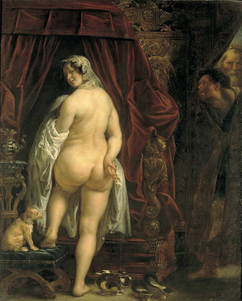 Jacob Jordaens Lydia Kralı Candaules Karısını Gösterirken