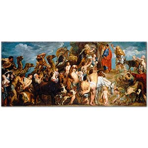 Jacob Jordaens Musa'nın Kayadan Su Çıkarışı