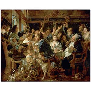 Jacob Jordaens Kralın Eğlencesi