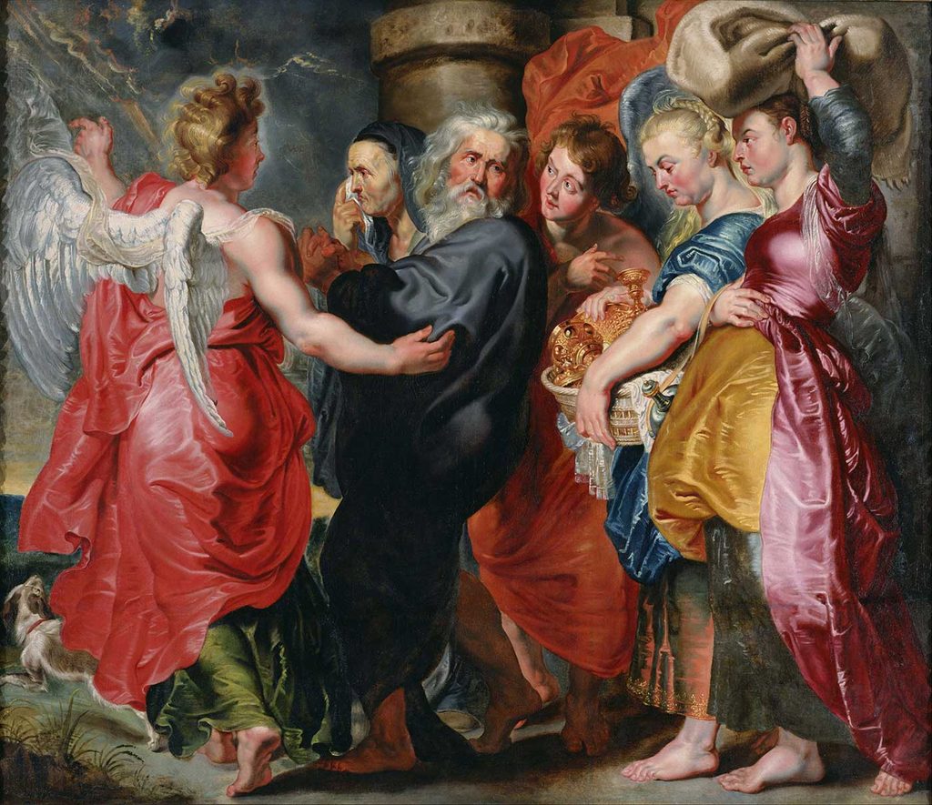 Jacob Jordaens Lut ve Ailesi Sodom'dan Kaçarken