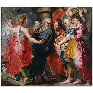 Jacob Jordaens Lut ve Ailesi Sodom'dan Kaçarken