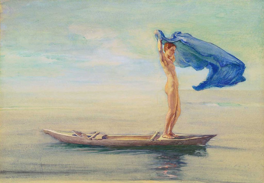 John La Farge Kanodaki Kız