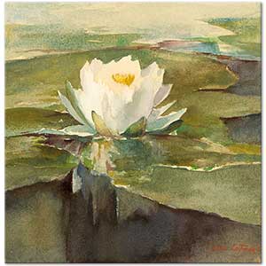 John La Farge Gün Işığında Nilüfer