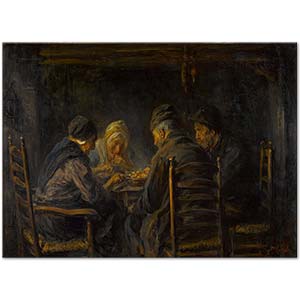 Jozef Israels Patates Yiyenler