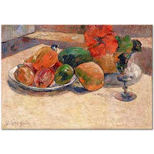 Paul Gauguin Mangolu Natürmort