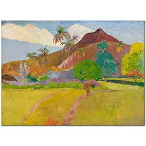 Paul Gauguin Tahiti Manzarası