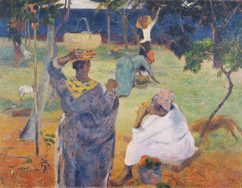 Paul Gauguin Mango Ağaçları Martinique