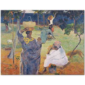 Paul Gauguin Mango Ağaçları Martinique