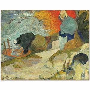 Paul Gauguin Çamaşır Yıkayan Kadınlar Arles