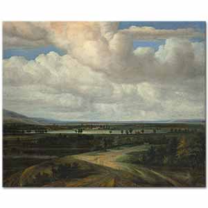 Philips Koninck Panoramik Manzara ve Malikane