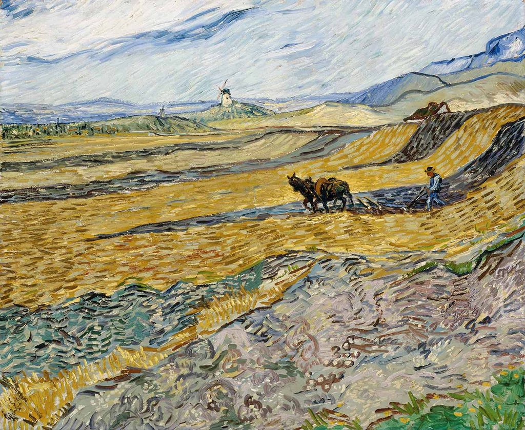 Vincent van Gogh Pullukla Sürülen Tarla