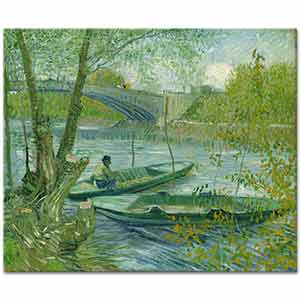 Vincent van Gogh İlkbaharda Balık Avı