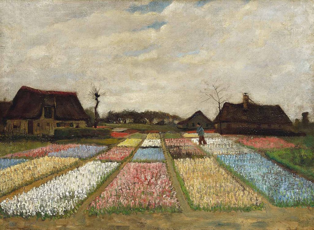 Vincent van Gogh Hollanda'da Çiçek Tarlası
