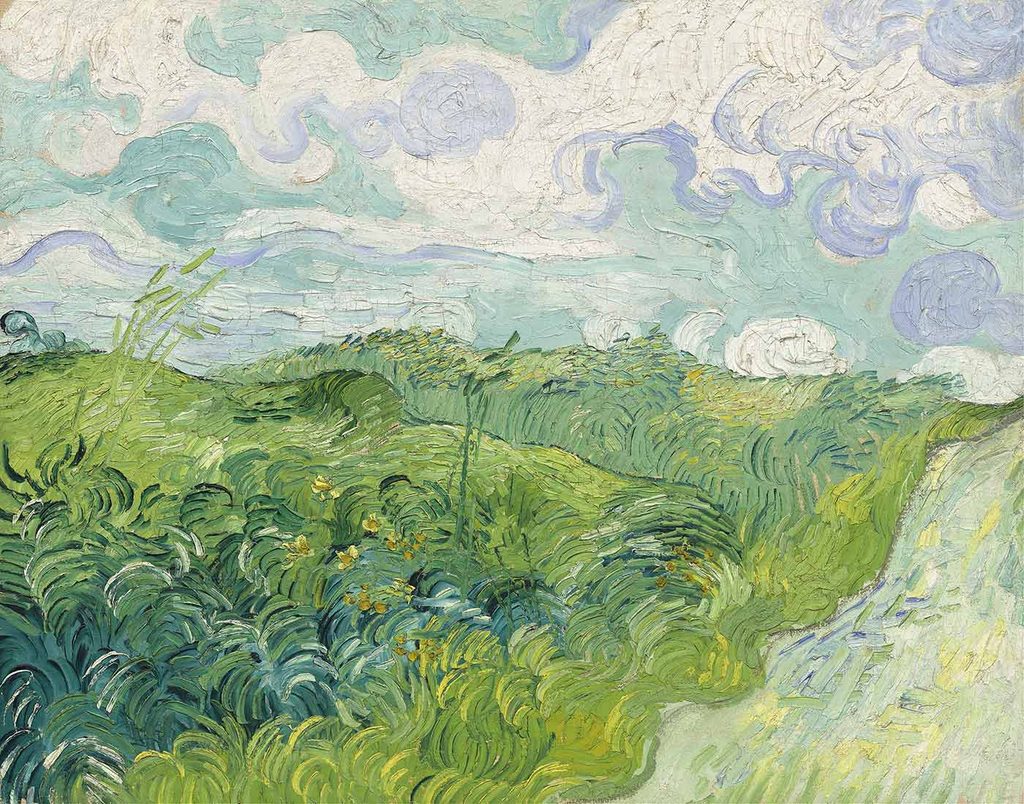 Vincent van Gogh Yeşil Buğday Tarlası