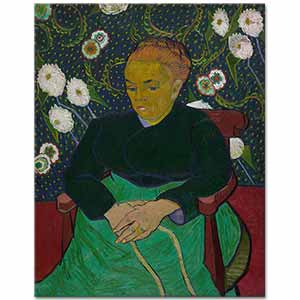 Vincent van Gogh Madame Roulin Beşik Sallarken