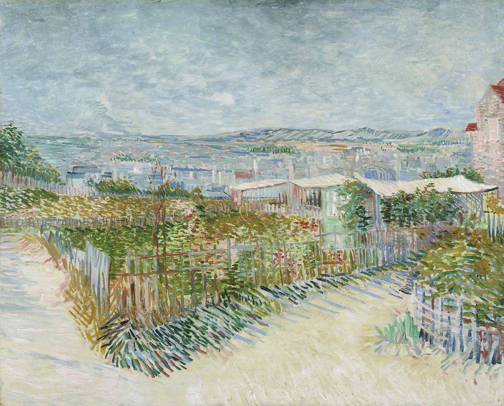 Vincent van Gogh Galette Değirmeninin Arkası Montmartre