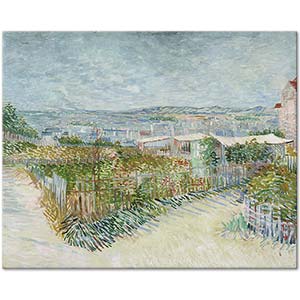 Vincent van Gogh Galette Değirmeninin Arkası Montmartre