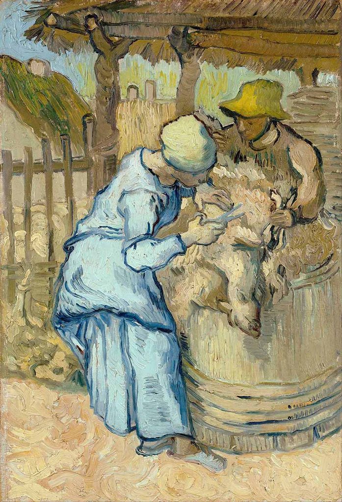 Vincent van Gogh Koyun Kırkıcı