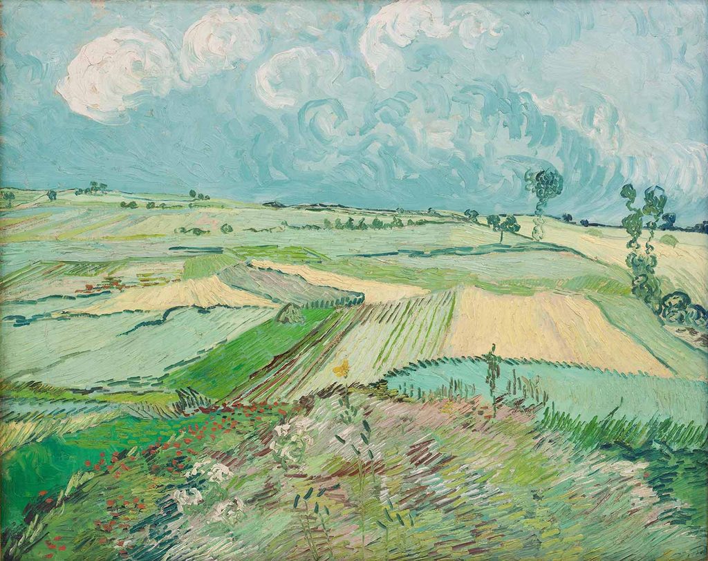 Vincent van Gogh Yağmur Sonrası Buğday Tarlaları