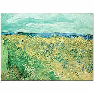 Vincent van Gogh Buğday Tarlasında Peygamber Çiçekleri
