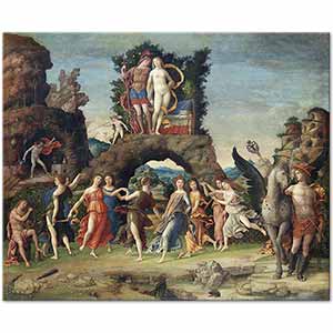 Andrea Mantegna Parnas Dağında Mars ve Venüs