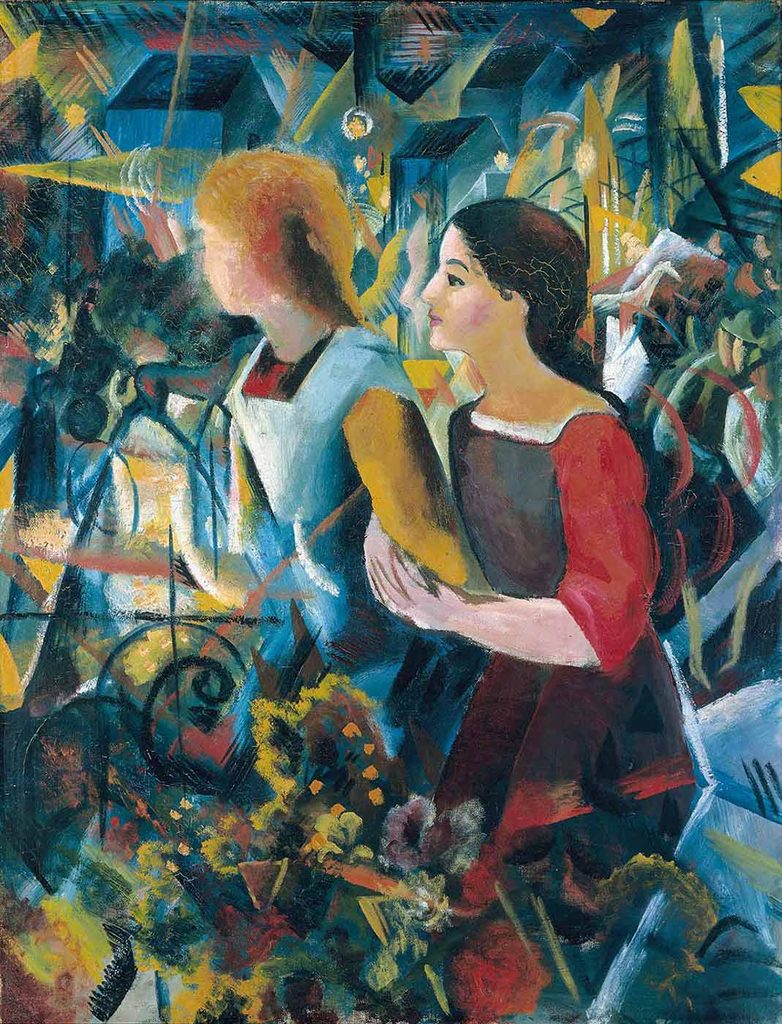 August Macke İki Kız