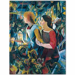 August Macke İki Kız