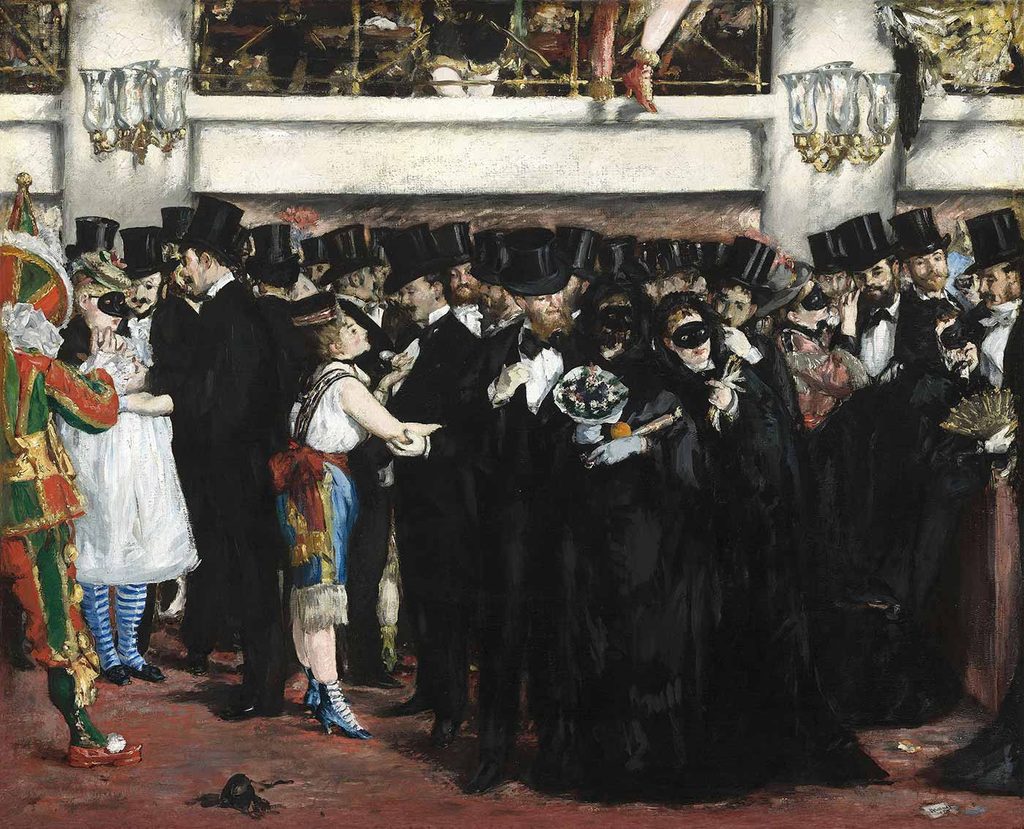 Edouard Manet Operada Maskeli Balo