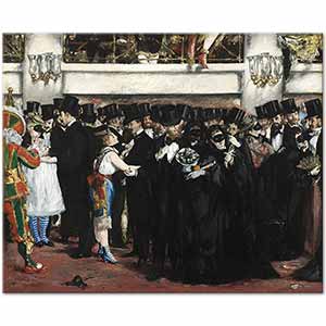 Edouard Manet Operada Maskeli Balo