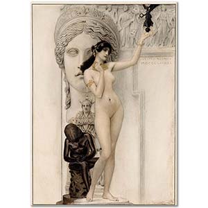 Gustav Klimt Heykel Alegorisi