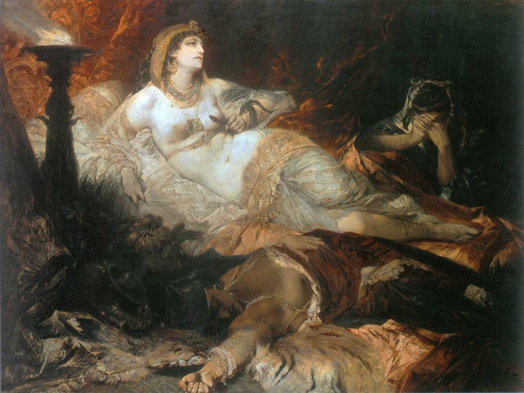 Hans Makart Kleopatra'nın Ölümü