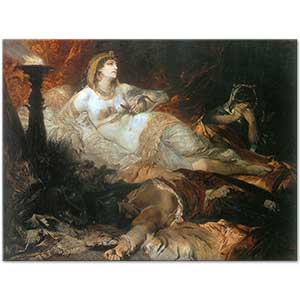 Hans Makart Kleopatra'nın Ölümü
