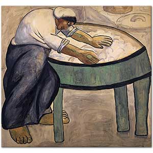 Kazimir Malevich Çamaşırcı Kadın
