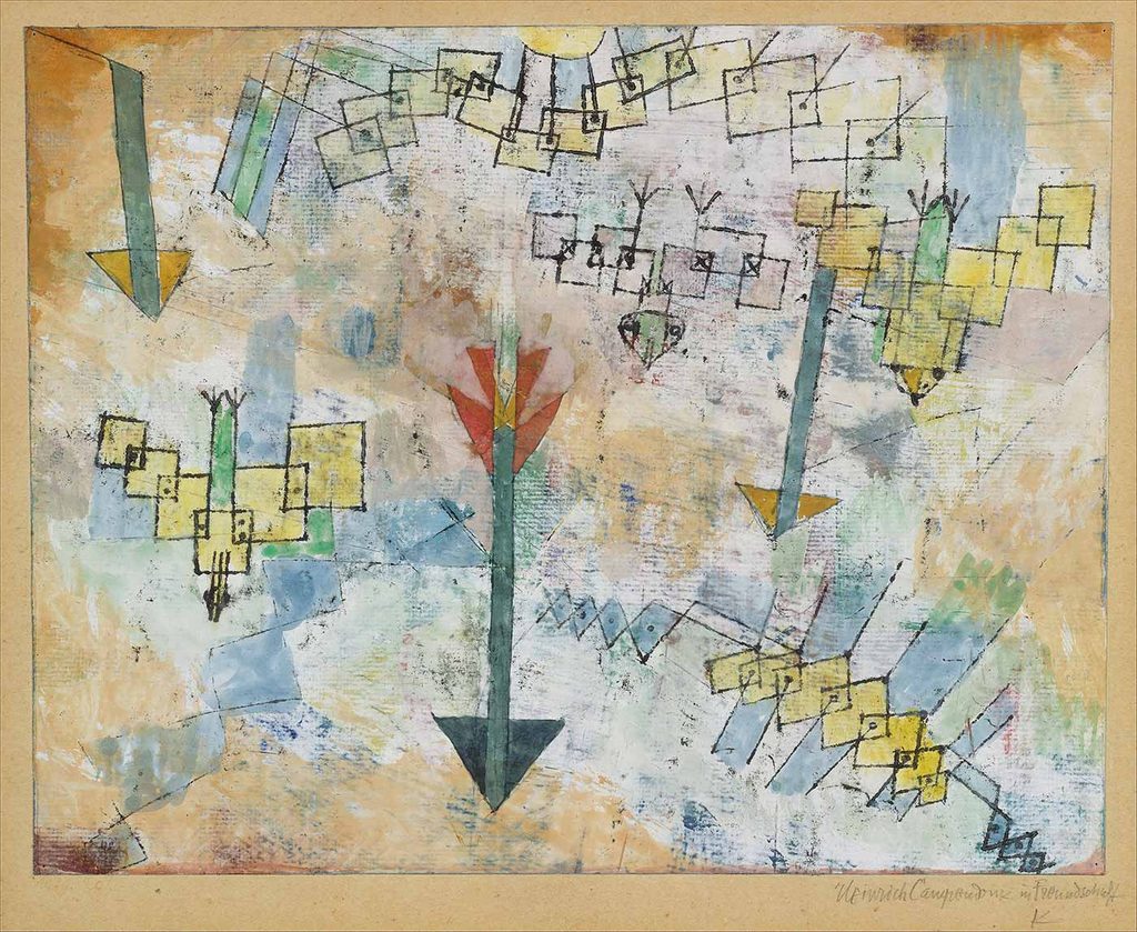 Paul Klee Dalış Yapan Kuşlar ve Okçular
