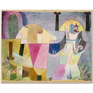 Paul Klee Siyah Sütunlar İle Manzara