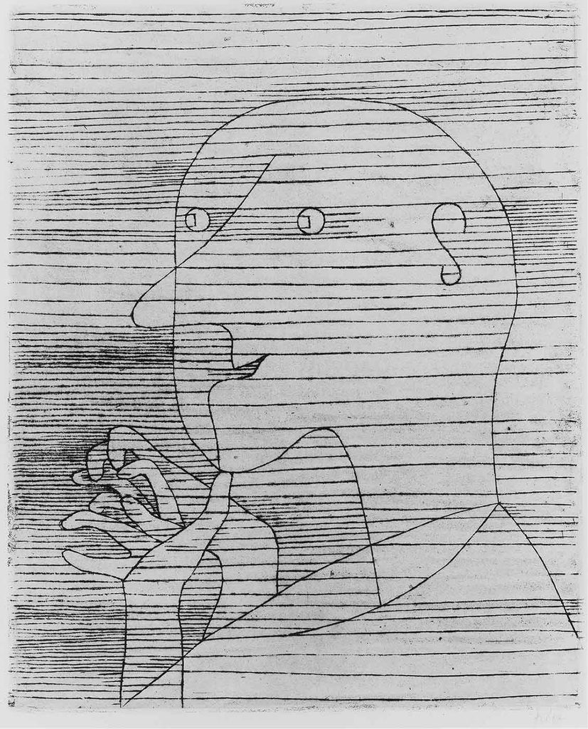 Paul Klee Sayı Sayan Yaşlı Adam