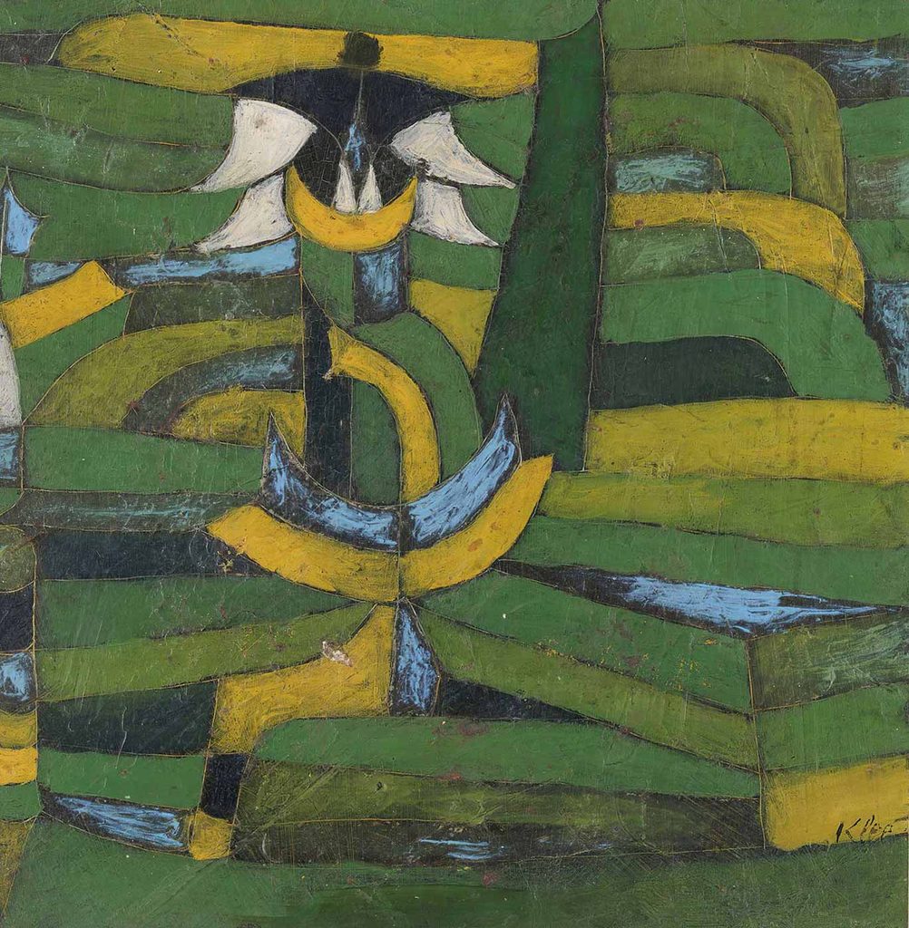 Paul Klee Bahçedeki Beyaz Çiçek