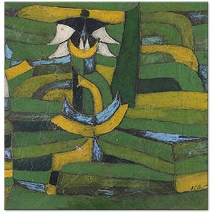 Paul Klee Bahçedeki Beyaz Çiçek
