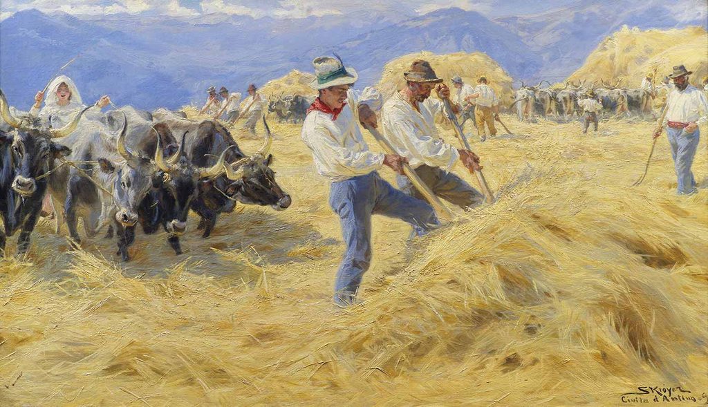Peder Severin Krøyer Abruzzi'de Harman Yeri